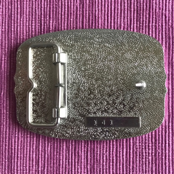 Belt Buckle Men’s Eagle Vintage 1970s Numbered 141 - Picture 2 of 4